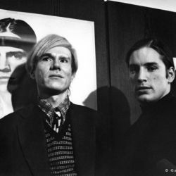 Andy Warhol und Joe Dallesandro vor dem TRASH-Filmplakat, München 1971,  1971/2012, 30,0 x 40,0 cm, Auflage: 25+1